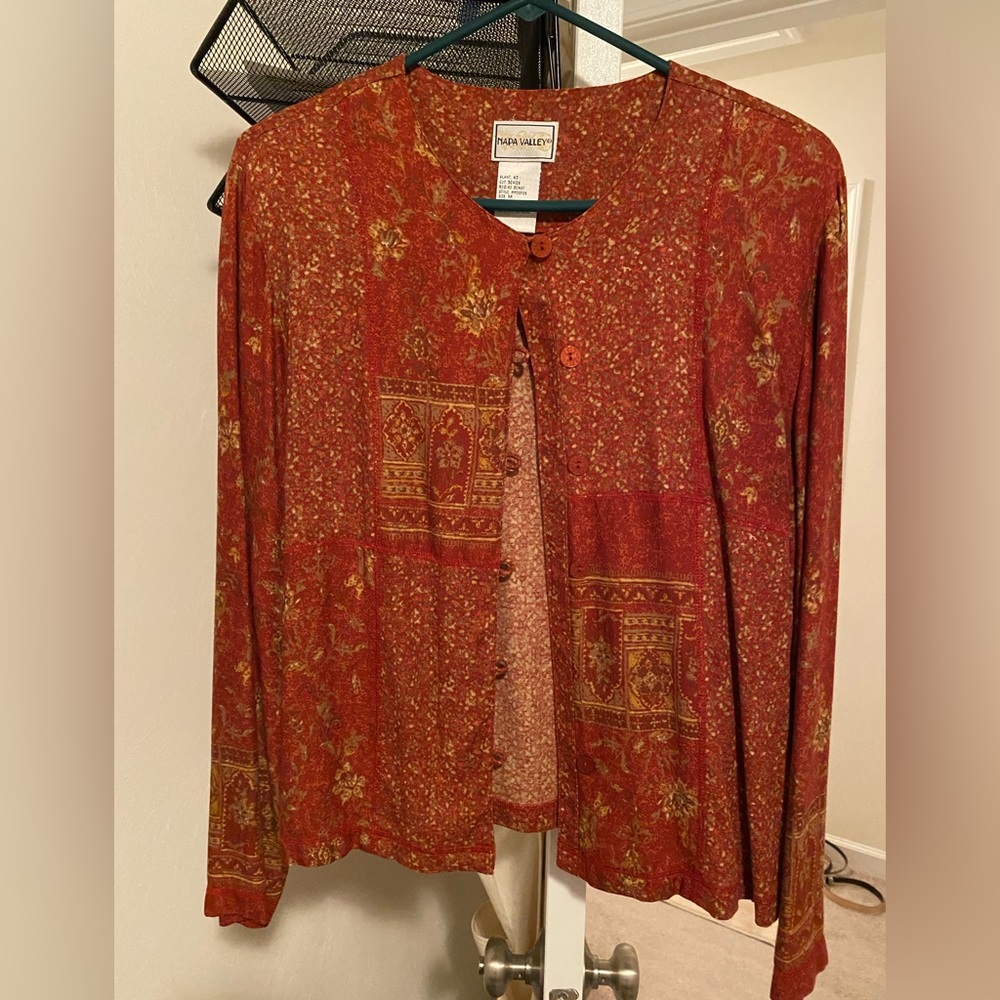 Napa Valley rayon shirt